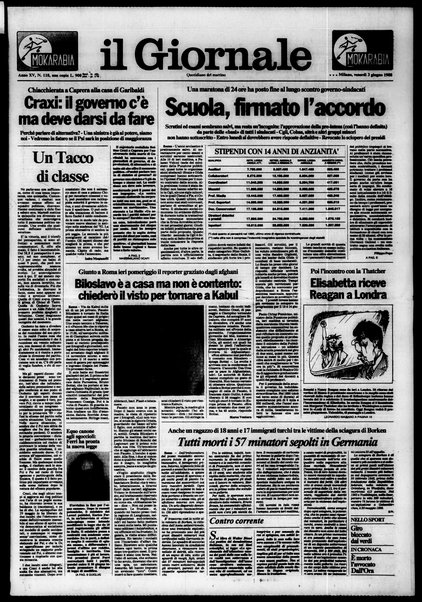 Il giornale : quotidiano del mattino